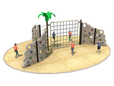 Outdoor Toddler Rock Climbing with Net LP-004